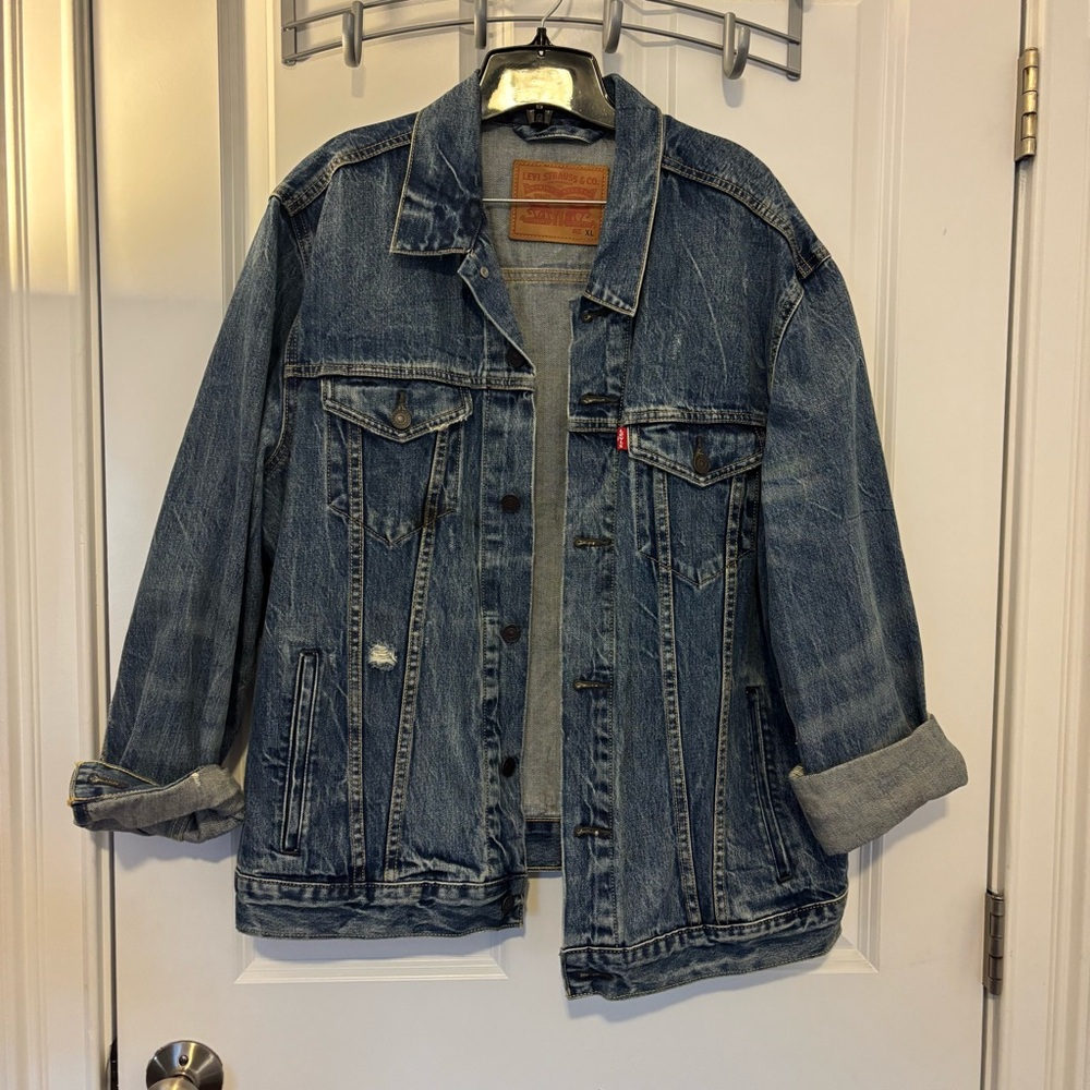 Levi’s Distressed Denim Jacket